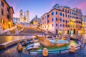 Piazza di Spagna a Roma