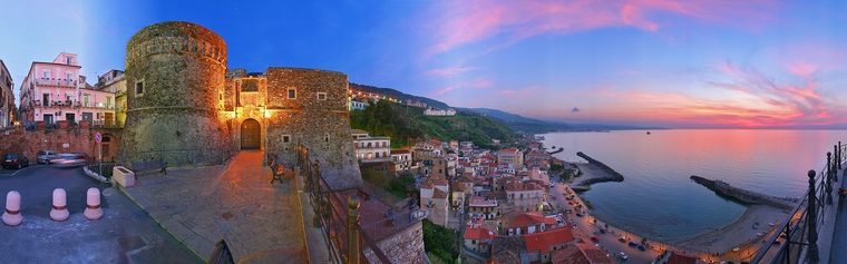 pizzo calabro tramonto