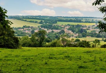 Cotswolds visuale panoramica