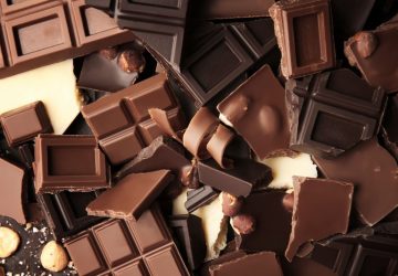 pezzi di cioccolato di vario tipo