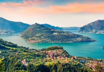 Lago d'Iseo panoramica