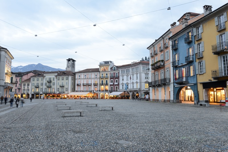 piazza grande di Locarno