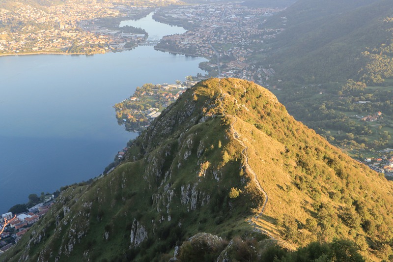 visuale dal monte barro