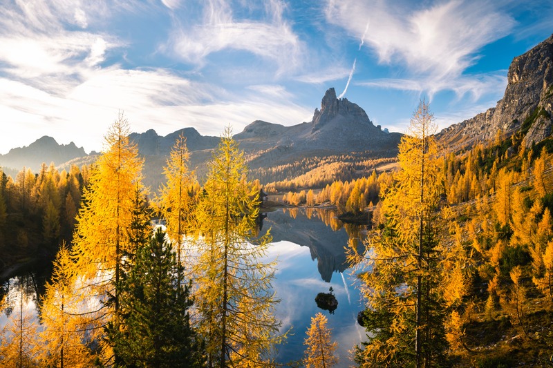Lago Federa autunno