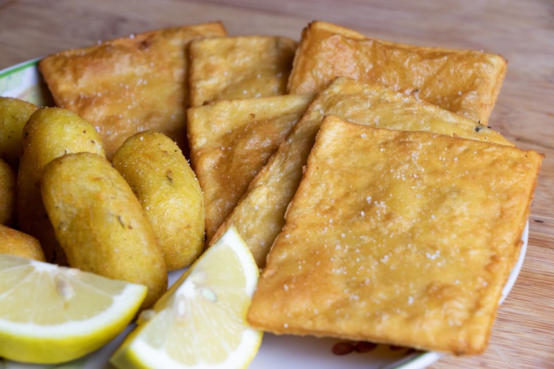 street food a Palermo, panelle e crocché