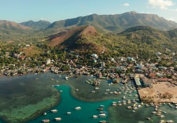 Coron panoramica dall'alto