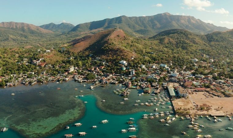 Coron panoramica dall'alto