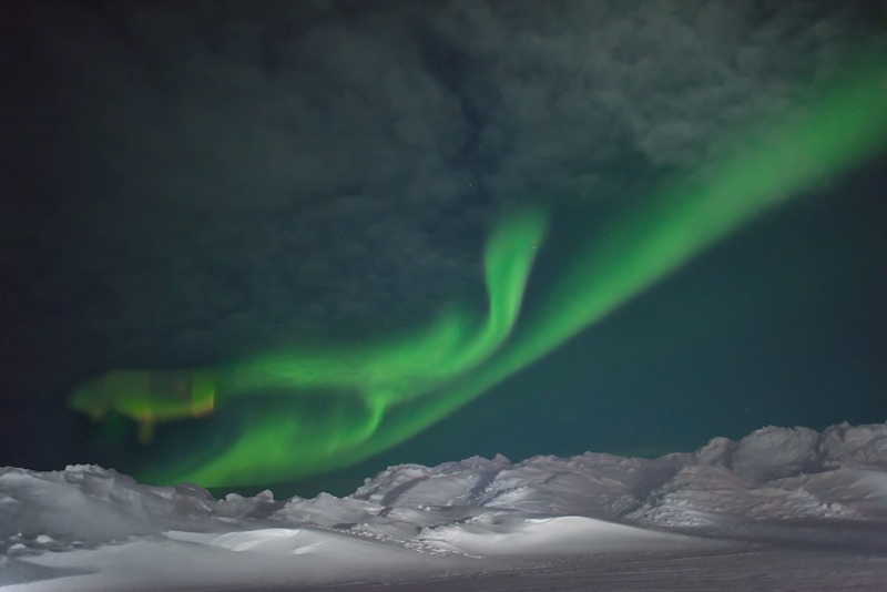aurora boreale in Saariselkä