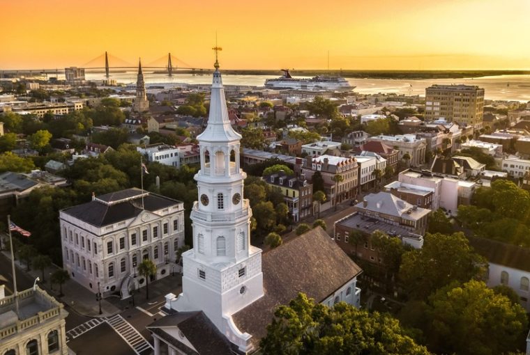 Charleston dall'alto