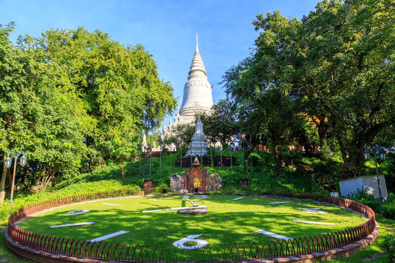 Wat Phnom ingresso