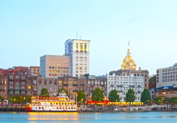 Savannah vista panoramica