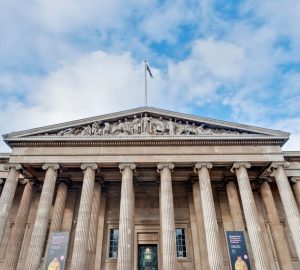 British Museum entrata con colonne doriche