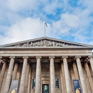 British Museum entrata con colonne doriche