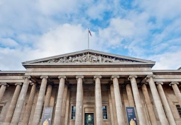 British Museum entrata con colonne doriche