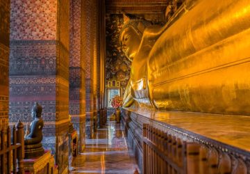 Tempio buddha sdraiato